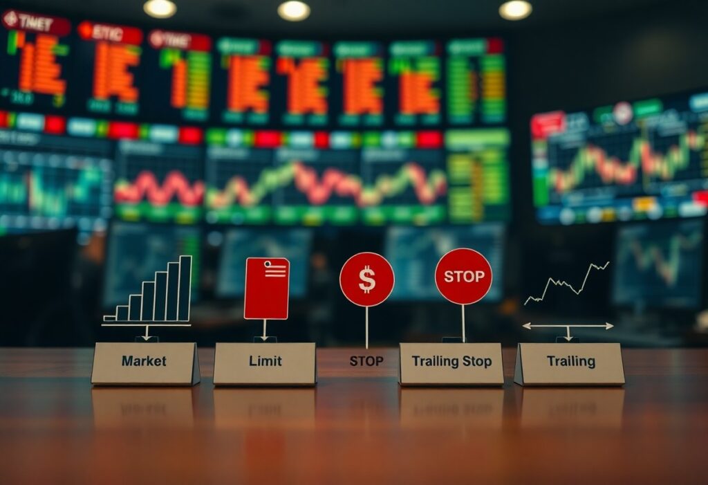 Order Types 101 – Market, Limit, Stop, and Trailing Stop Explained