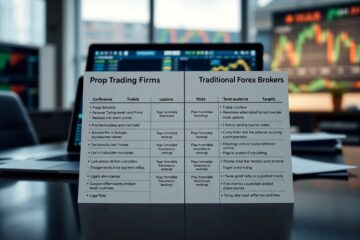 Prop Trading Firms vs Traditional Forex Brokers – Key Differences, Risks, and Who They’re For